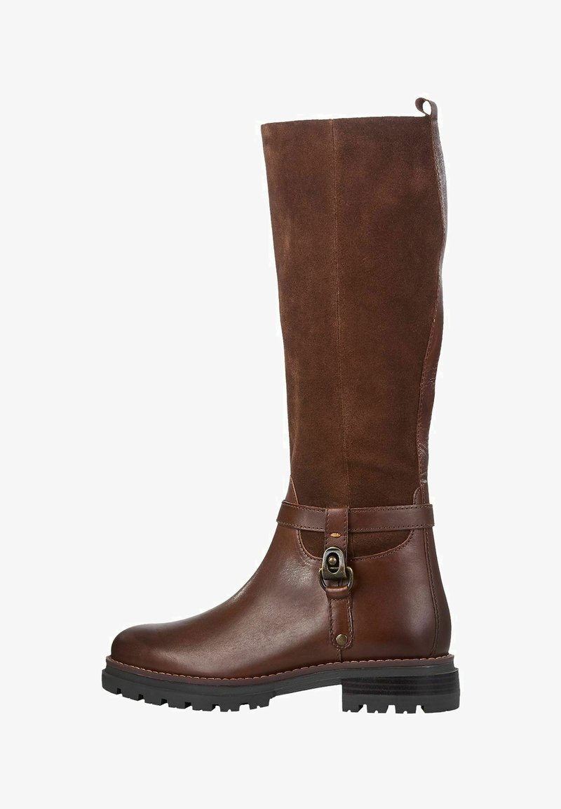 Marco Tozzi Cizme cu platformă - chestnut comb
