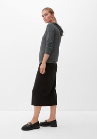 s.Oliver LANGARM - Strickpullover - dunkelgrau