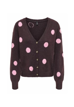 ONLY, CARDIGAN ONLRICA CARDIGAN - Strickjacke - fudge