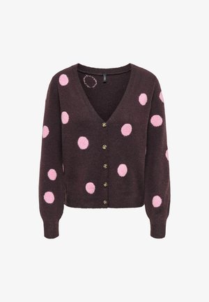 ONLY, CARDIGAN ONLRICA CARDIGAN - Strickjacke - fudge