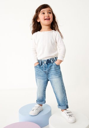Next, MOM STANDARD - Straight leg jeans - denim mid wash