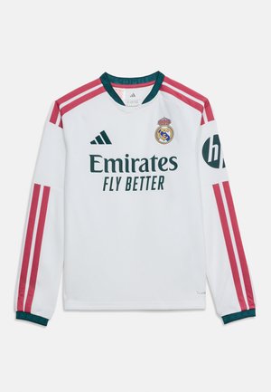 adidas Performance, REAL MADRID HOME LONG SLEEVE UNISEX - Langærmet T-shirt - white