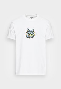 Obey Clothing BULLDOG - T-shirt estampada - white