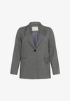 ELIANA - Blazer - grey melange chalk stripe