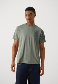 Replay Camiseta estampada - light military