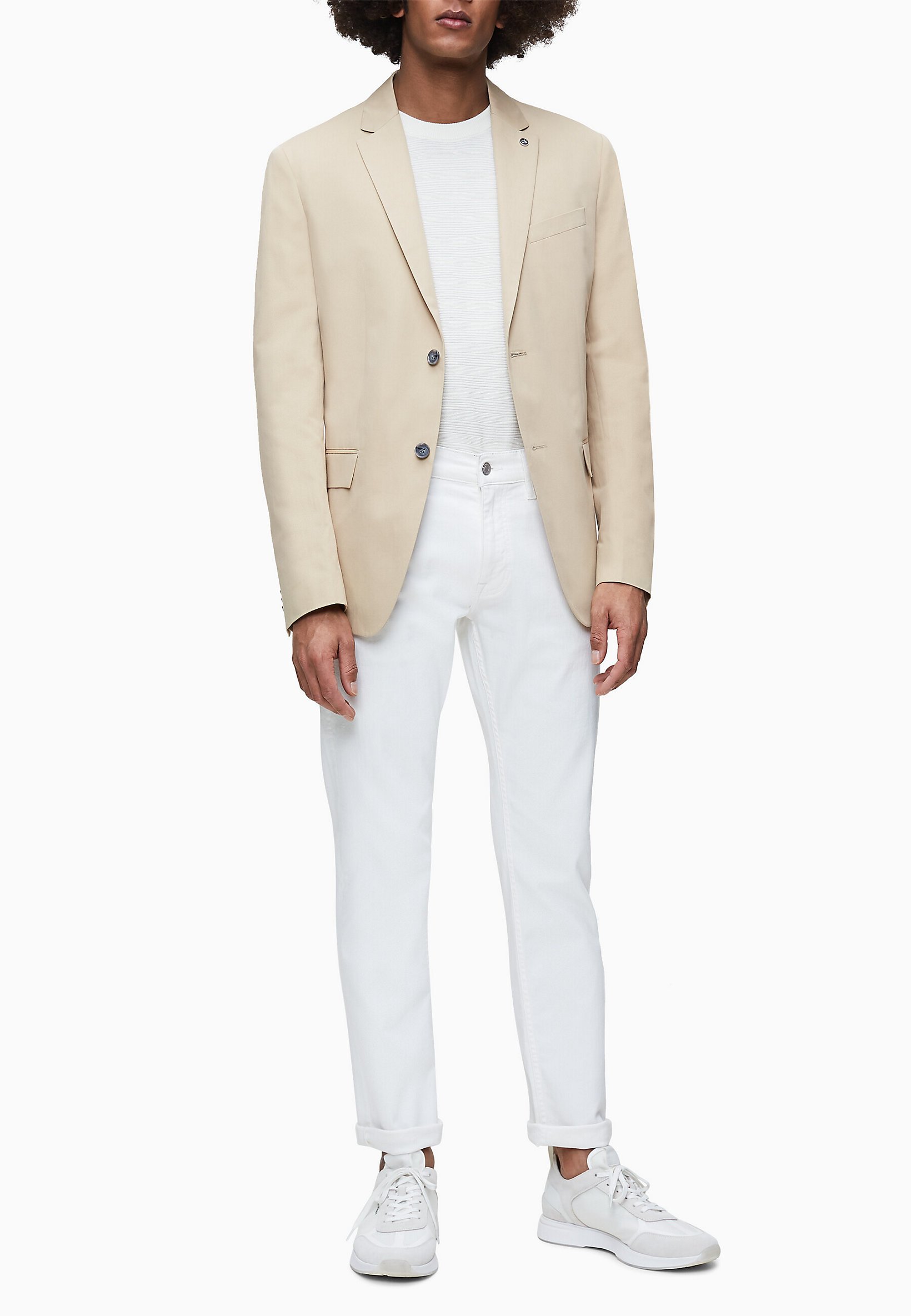 Calvin Klein COTTON LINEN - Blazer 