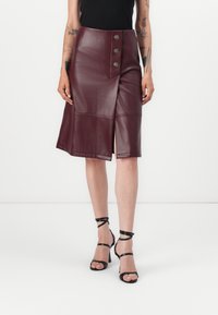 TWINSET COATED SKIRT - A-line skirt - wine tasting