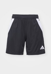 TIRO24 TRAINING SHORTS WOMEN - Pantaloni scurți sport - black/white