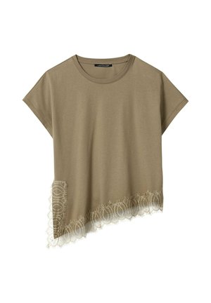 Luisa Cerano, LUISA CERANO LINGERIE-SHIRT - T-Shirt print - salbei