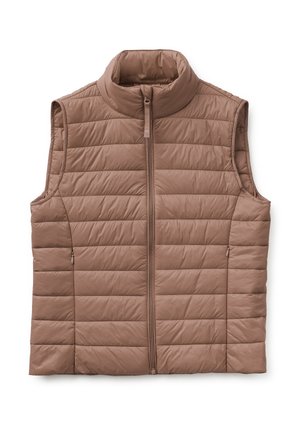 United Colors of Benetton SLEEVELESS SLIM FIT PADDED JACKET - Bodywarmer - brown