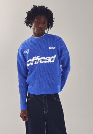 PRINT - Jumper - blue