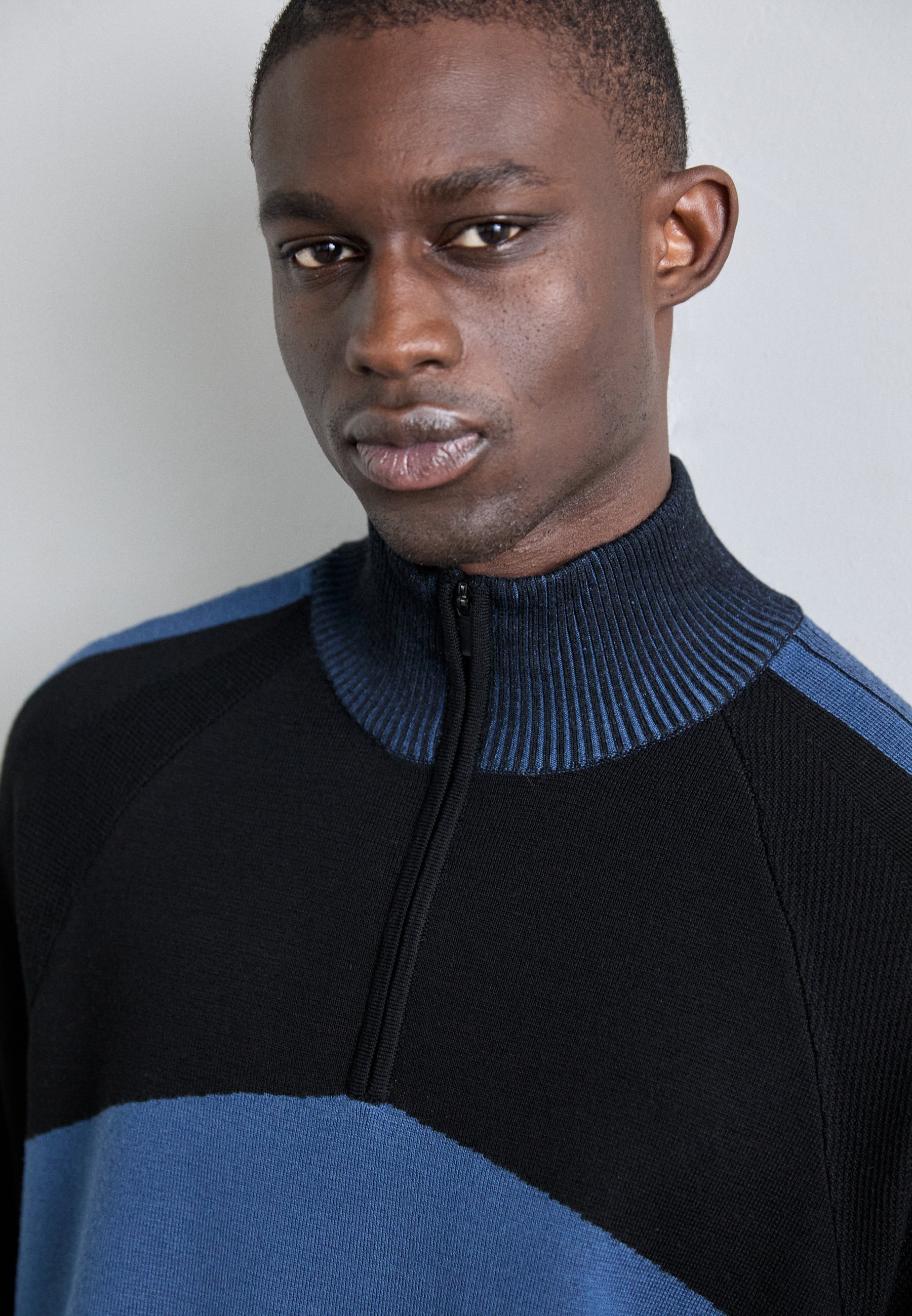 J.LINDEBERG TIM TECH QUARTER ZIP - Jumper - key largo/dark grey