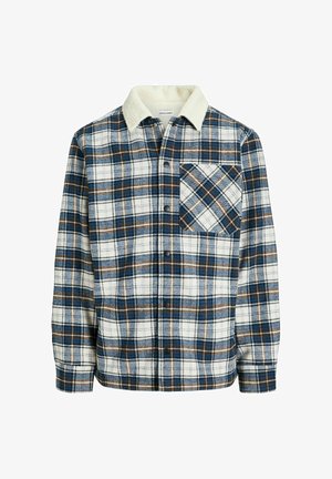 Ruud tehtud flanellist särk valges, sinises ja pruunis. Omab nööbivajutusega esiosa, rinna-taskut ja fliisvoodriga kraed lisasoojustamiseks.