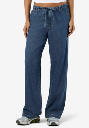 RINE - Wide leg - medium blue denim