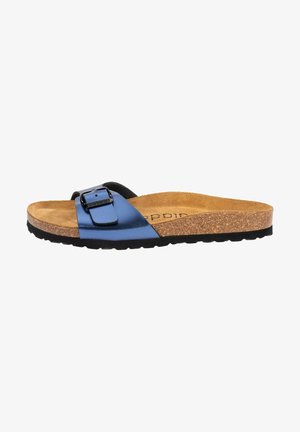 Palado, Mules - metallic blue
