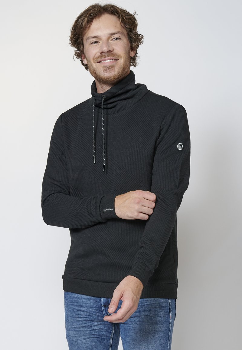 Felpa Uomo/Donna 10300 – Nero, Manica Lunga, 100% Cotone, Taglia 40