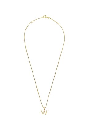 MIT BUCHSTABE W  - Necklace - gold-coloured
