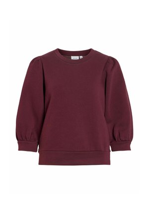 VILA, SWEATSHIRT VIVERA 3/4 SLEEVED - Sweatshirt - winetasting