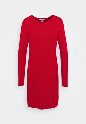 Gebreide jurk - red