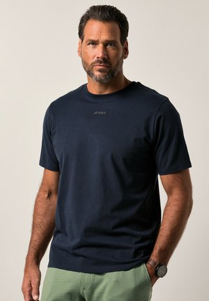 SHORT SLEEVE ROUND NECK - Basic T-shirt - navy blue