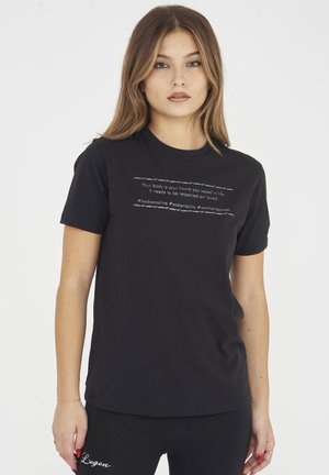 LEGEA GANIMEDE - T-shirt con stampa - nero