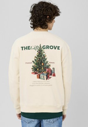 IMPRIMÉ DEVANT/DOS - Sweatshirt - naturel