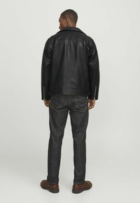 Jack & Jones PREMIUM Jachetă piele - black