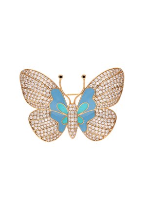 Bross - rose gold turquoise