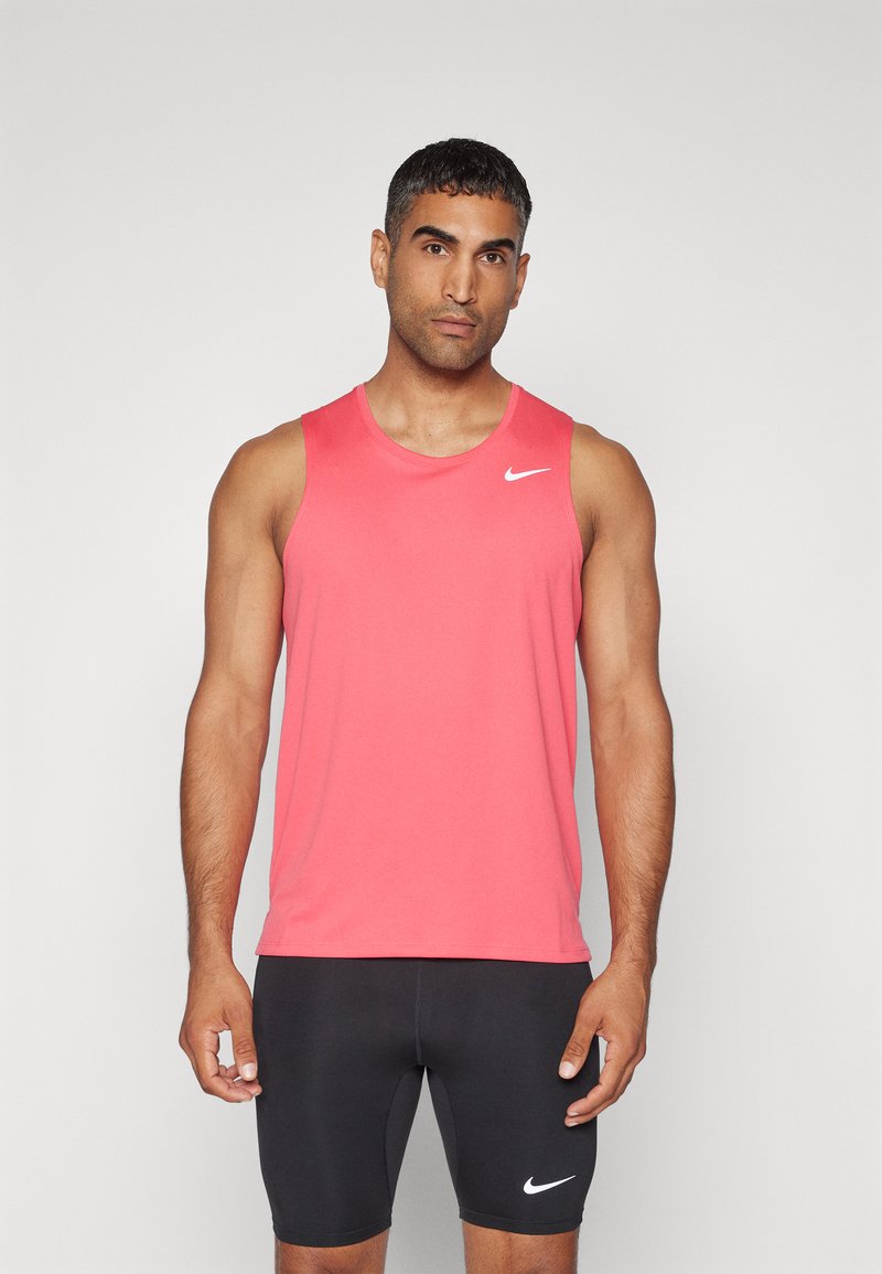 Nike Performance MILER TANK - Topper - aster pink/reflective silver