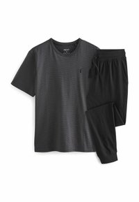 Next Pizsamák - grey black fine stripe