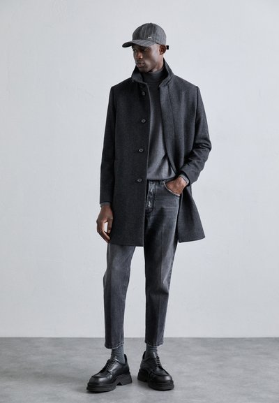 LARDINI PANTALONE UOMO LAVATO - Džínsy tapered fit - blue-black denim