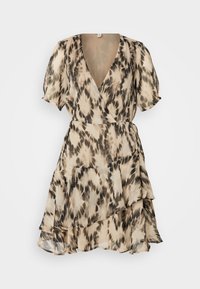 ONLELENA LIFE SHORT WRAP DRESS - Kasdienė suknelė - black