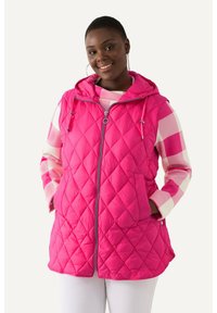 Ulla Popken QUILTED  - Väst - pink