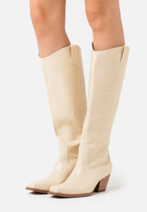 VEGAN ROXY BOOT - Kovbojské/motorkářské boty - beige dusty light