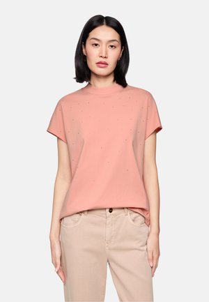 Print T-shirt - peach beige