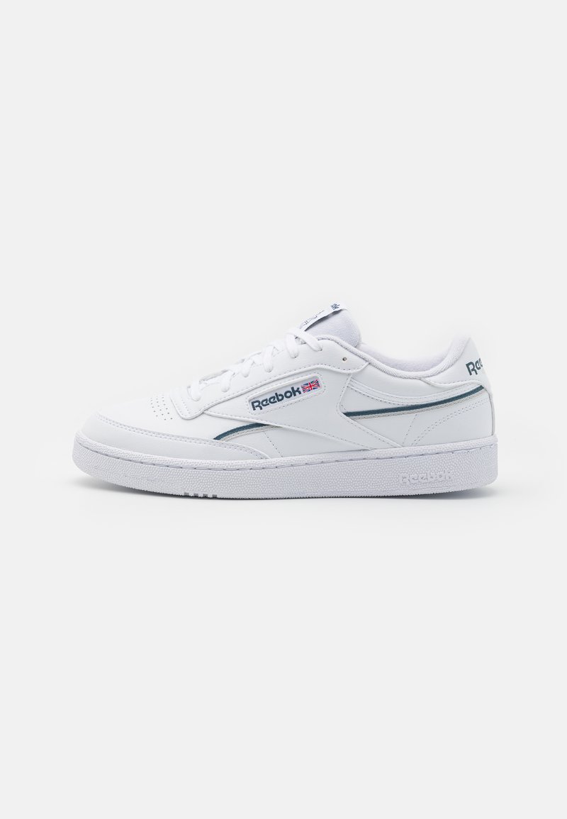 Reebok Classic - CLUB C UNISEX - Športni copati - footwear white hoops blue steely fog, Povečajte