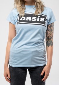 Paradiso Clothing DECCA LOGO - Print T-shirt - blue