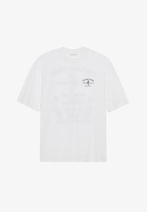 Pier One UNISEX - Trükipildiga T-särk - bright white