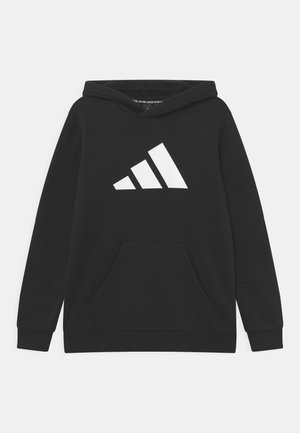 UNISEX - Hoodie - black/white