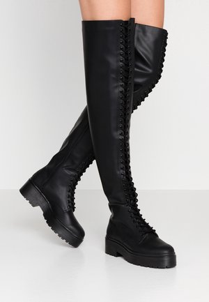Platåstövlar - black