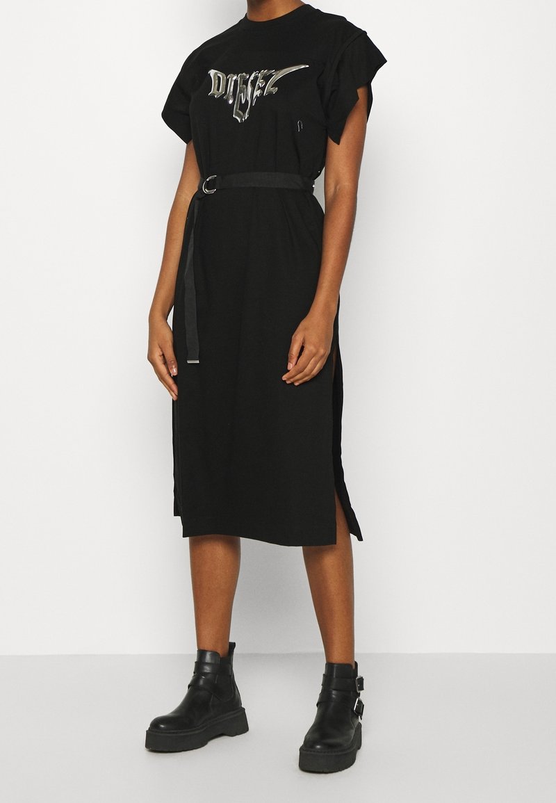Diesel Robe en jersey - black