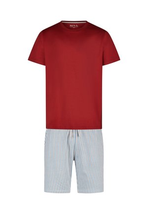 SET - Pyjama - rot streifen