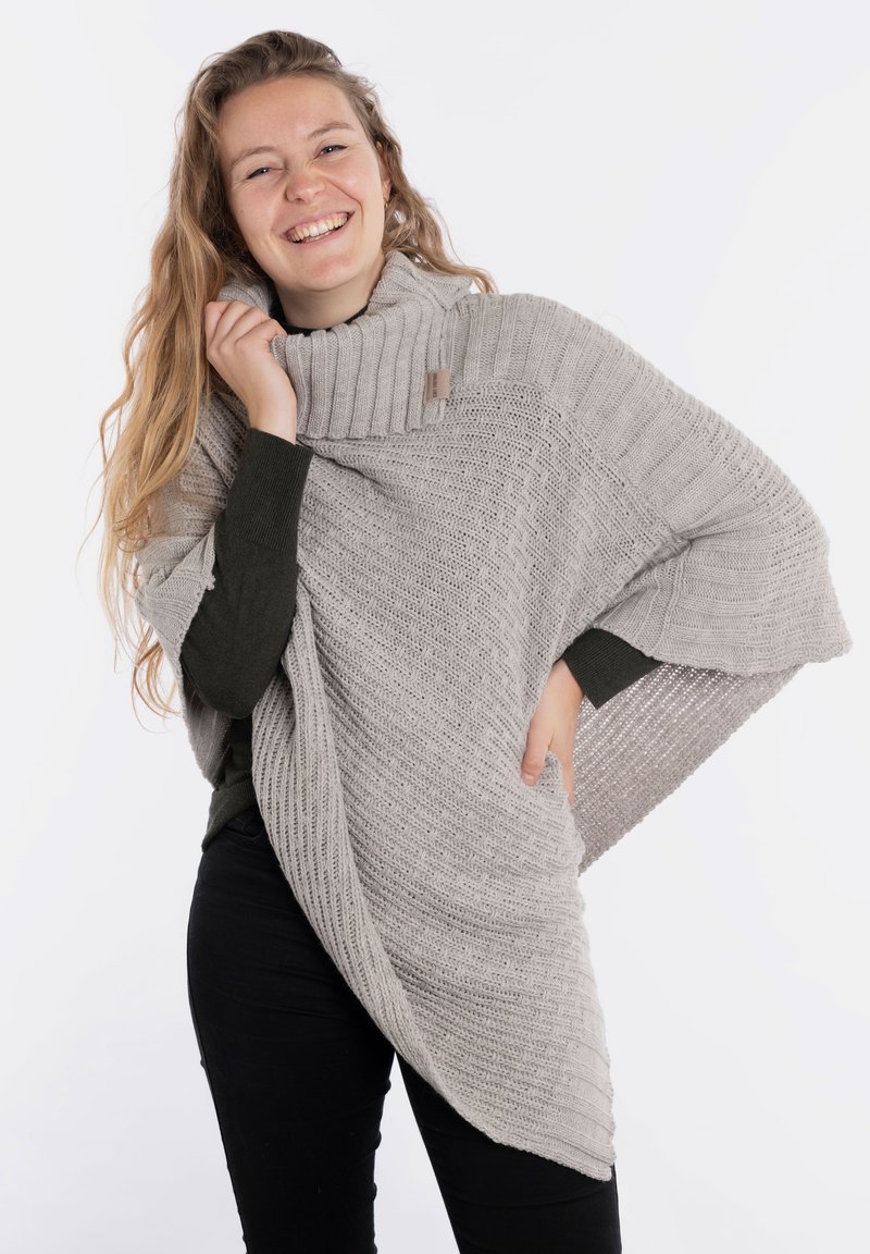 Knit Factory NICKY - Poncho - iced clay