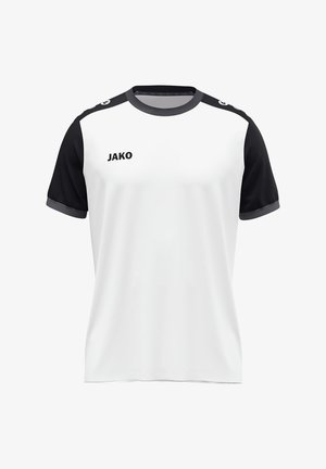 JAKO, TEAMSPORT -DYNAMIC - Sport T-shirt - weissschwarzgrau