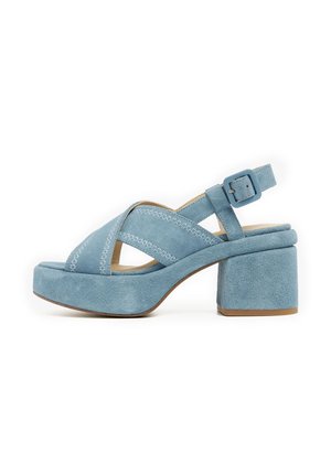 VIA VAI Sandalen met plateauzool - blue