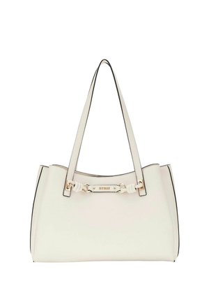Guess, CAMELIA 3 COMPARTMENT TOTE - Borsa a mano - cream white