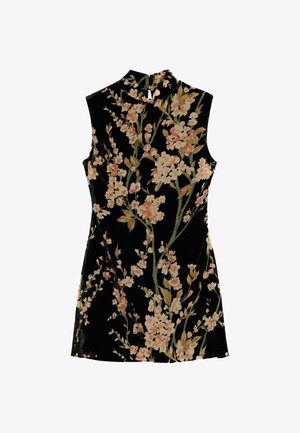 Desigual, SHORT SLEEVELESS PRINTED DRESS - Etuikleid - black