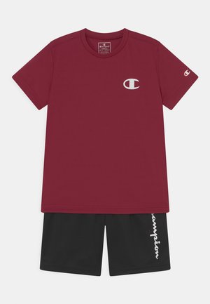 PLAY LIKE A CHAMPION BACK TO SCHOOL SET UNISEX - T-Shirt print - dark red/black