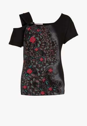 Anna Field, Triko s potiskem - black