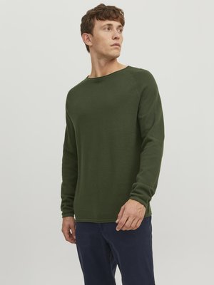 Jack & Jones JJEHILL CREW NECK NOOS - Strickpullover - mountain view